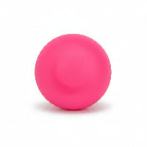 Pink ball on a white background