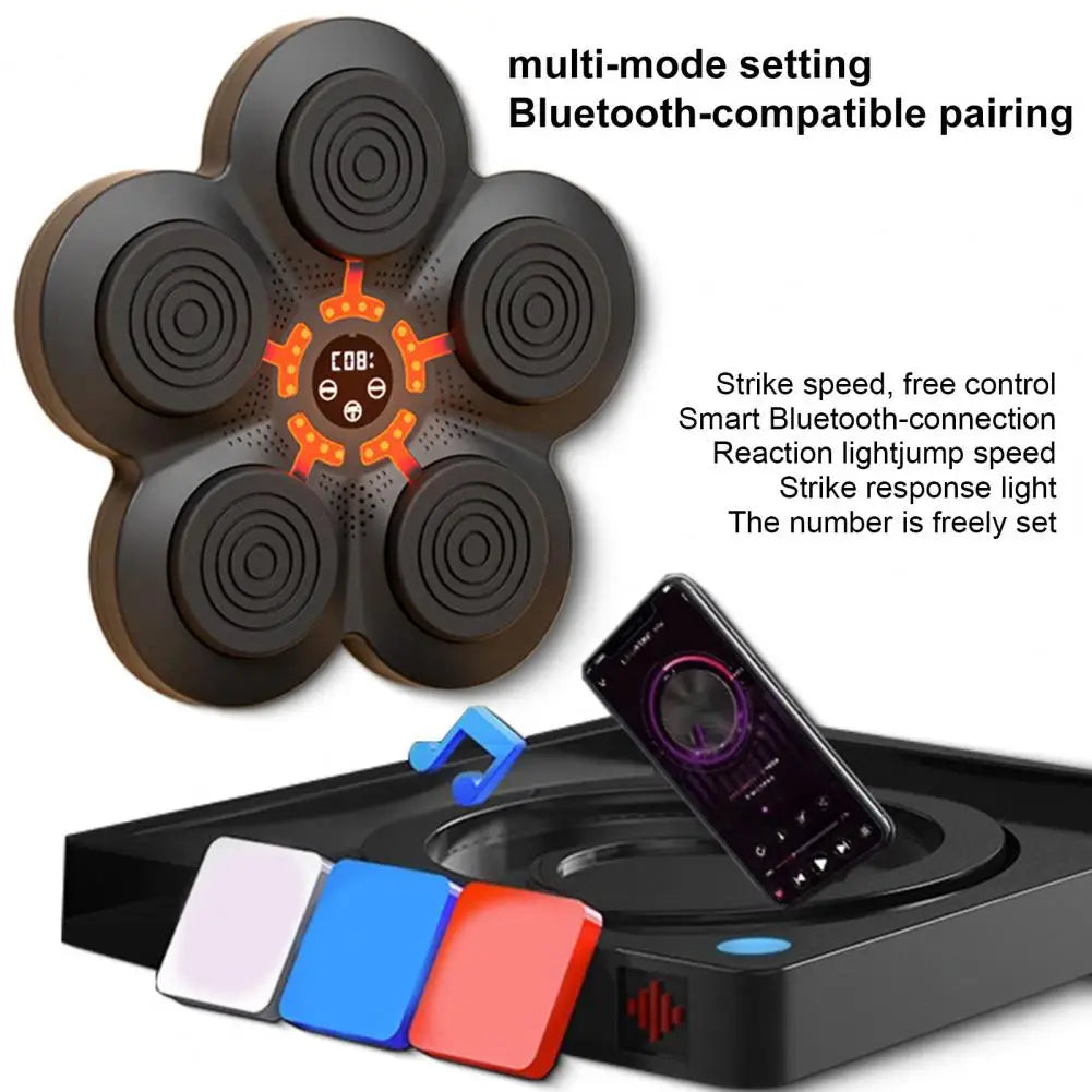 Bluetooth Boxing Machine Wall Mounted Punching Trainer