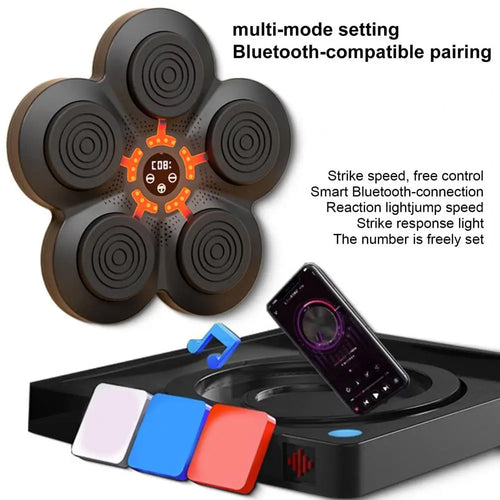 Bluetooth Boxing Machine Wall Mounted Punching Trainer
