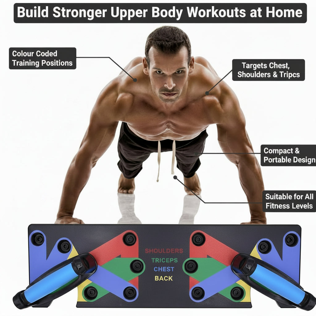 Coded Push Up Muscle Board