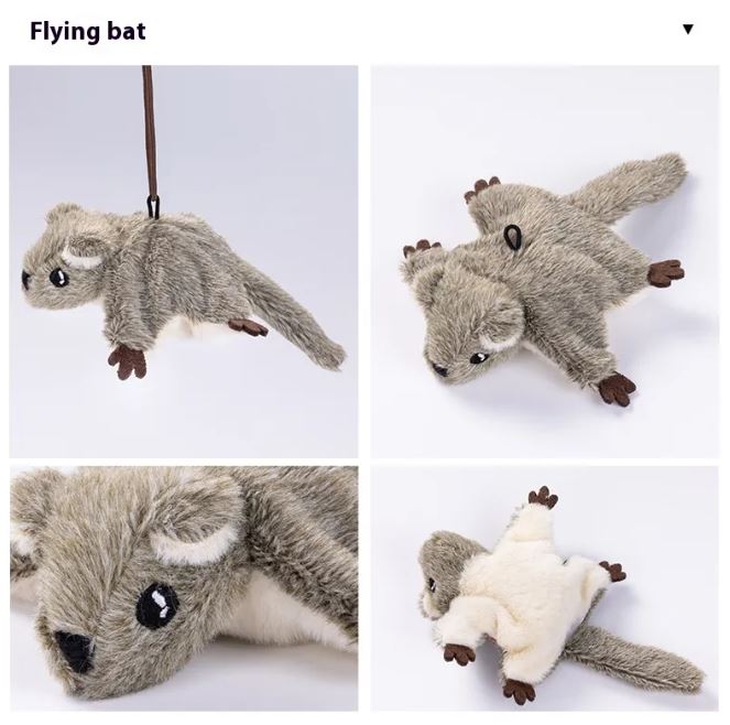 Flapping Bird Cat Toy  Interactive USB Rechargeable Cat Toy