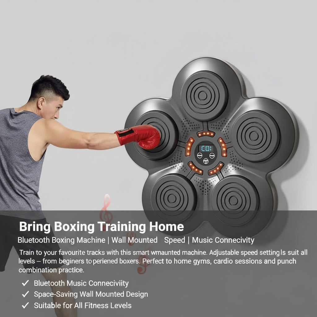 Bluetooth Boxing Machine Wall Mounted Punching Trainer